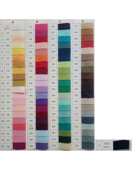 Cremallera con separador (distintas medidas)