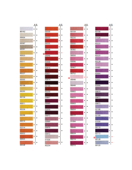 Ovillo Domino para punto de cruz