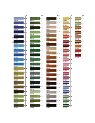 Ovillo Domino para punto de cruz