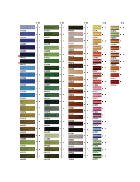 Ovillo Domino para punto de cruz