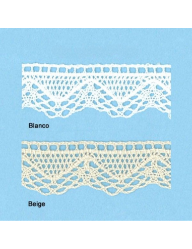 Encaje bolillo 25mm (metro)