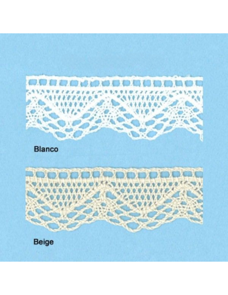 Encaje bolillo 25mm (metro)