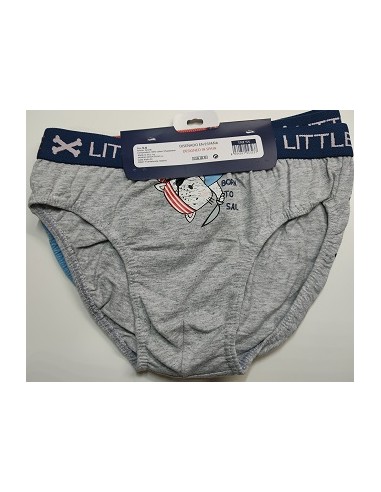 SLIP NIÑO SURTIDO 3 UNID. ALGODÓN