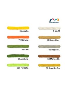 CORDON ACRÍLICO 8mm. COLOR