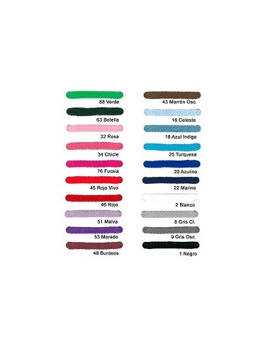 CORDON ACRÍLICO 8mm. COLOR