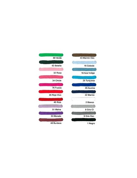 CORDON ACRÍLICO 8mm. COLOR