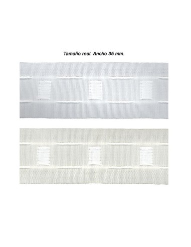 CINTA CORTINA METREADA RIZAR 35