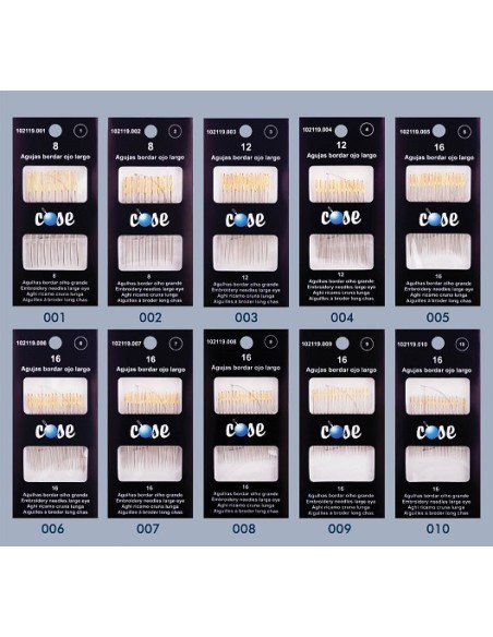 AGUJA ACERO EXTRA COSER A MANO