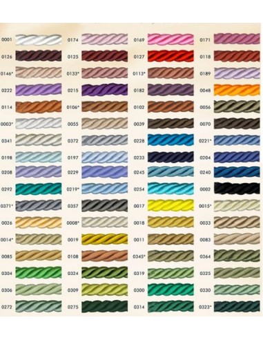 CORDON SEDA METREADO COLORES