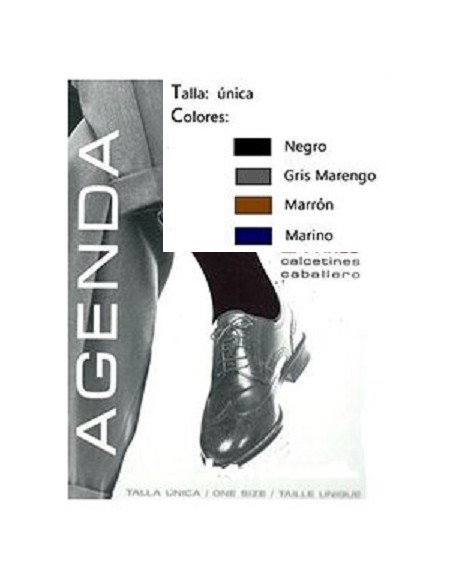 CALCETÍN EJECUTIVO COLORES (2 pares) KLER